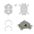 Silicone Christmas Carriages Mould Soap Making Supplies
