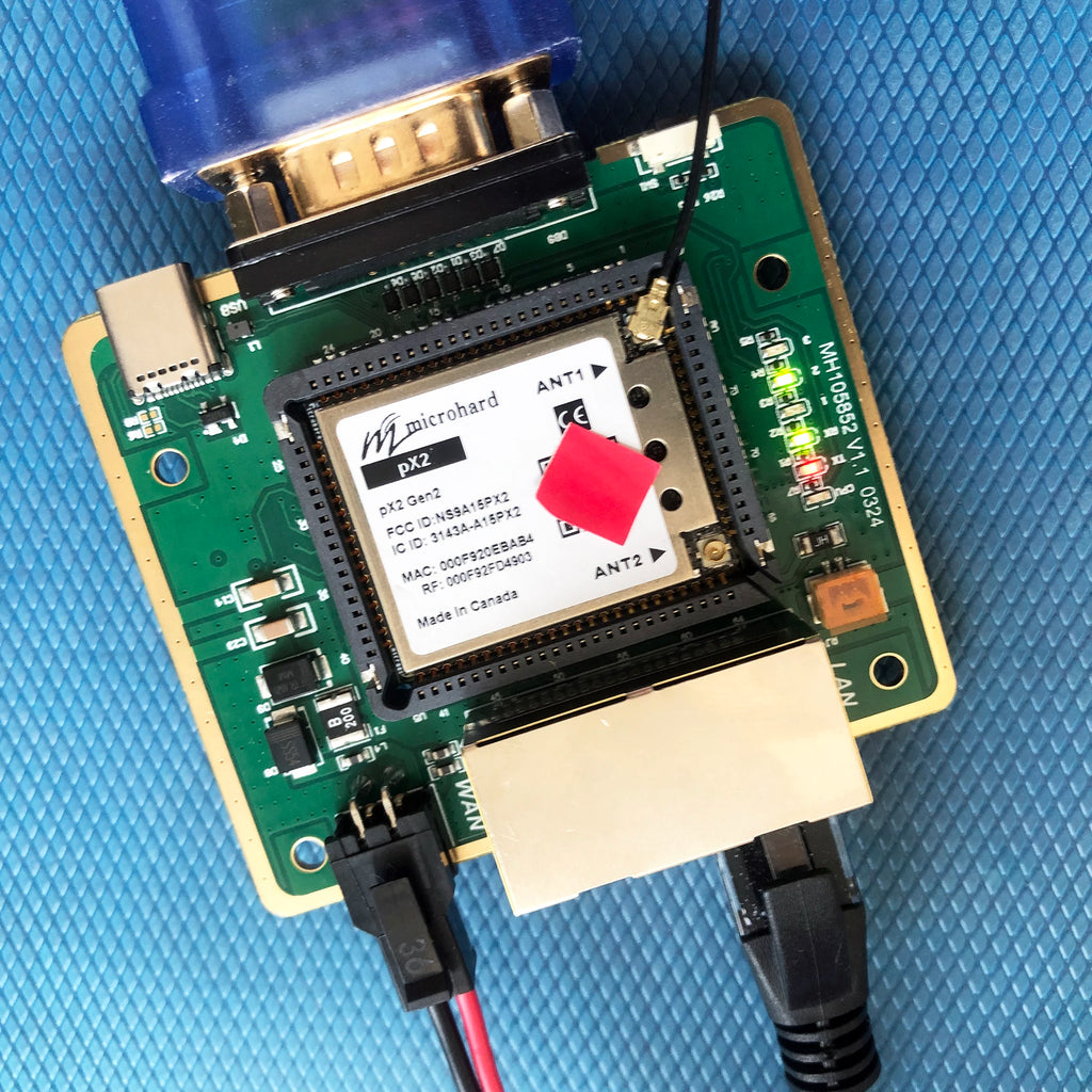 Microhard PX2/PDDL900/PMDDL2350/2450/2550 UAV Image Transmission Module Motherboard Zpaxo