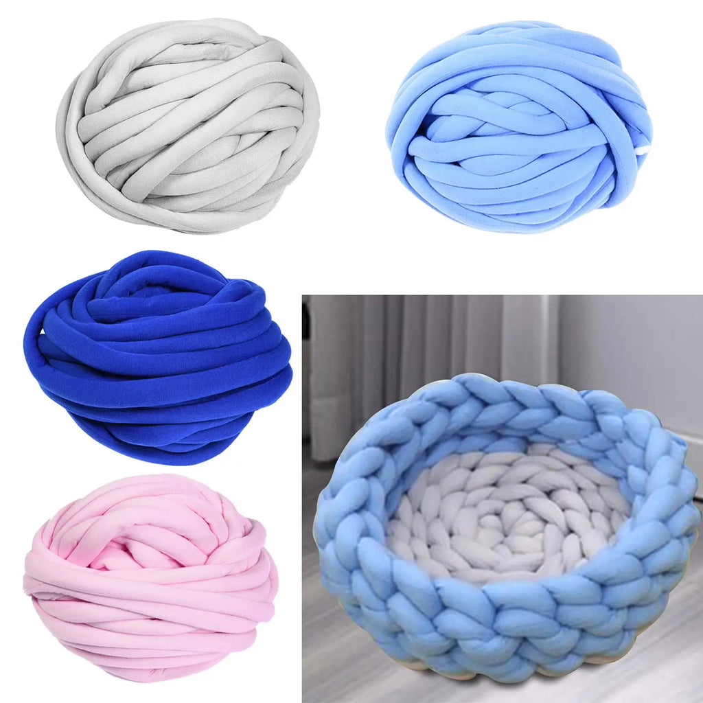 Knit Yarns Crafts Supplies Hand Weave Rope Breathable Roving Shawl Zpaxo