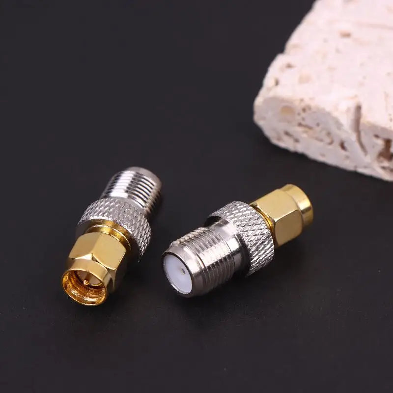Group SMA Male Turn F Female Copper RF Conversion Head Smaj FK Zpaxo 2Pcs