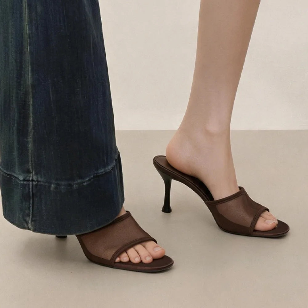 Newly Arrived Summer Comfortable Fashionable Slingback Heeled Sandals