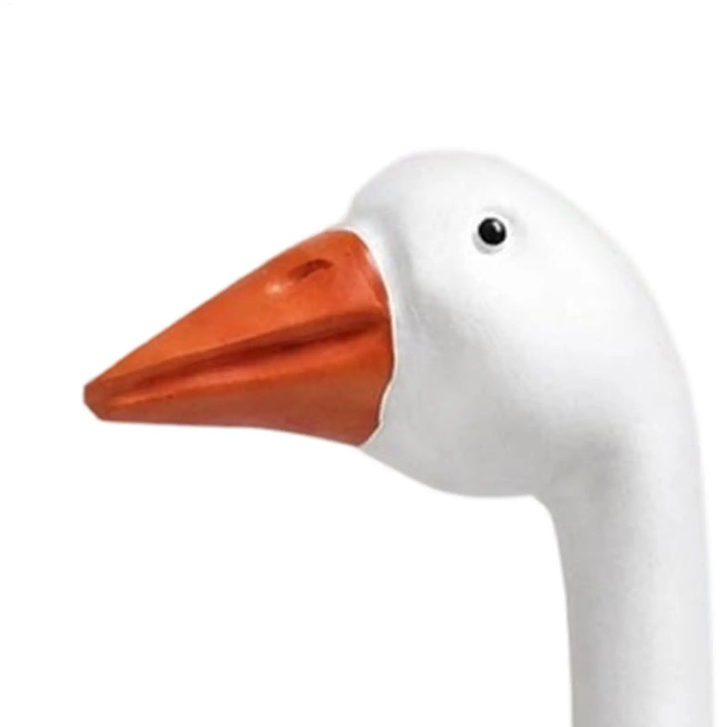 Porch Goose Statue 1PC Resin statue Goose Decor for Porch Outdoor Garden Yard Lawn Patio Entryway Farmhouse Home Decor Zpaxo
