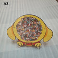 Dog Bear Shaped Puzzle With Animal Shards Wooden Jigsaw Puzzle Unique Irregular Animal Decorations Collectible Gift Challenging Zpaxo A3