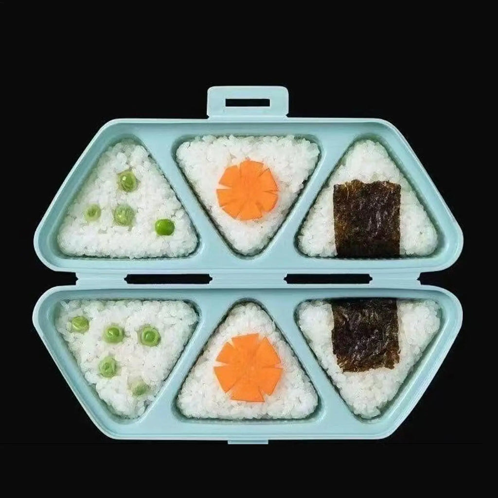 Sushi Mold Maker 6 Cavity Triangle Rice Ball Onigiri Bento Box Tools