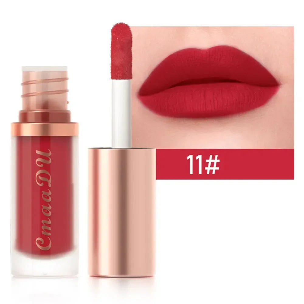 Waterproof Matte Velvet Lip Glaze Moisturizing Long Lasting Non-stick Zpaxo 11