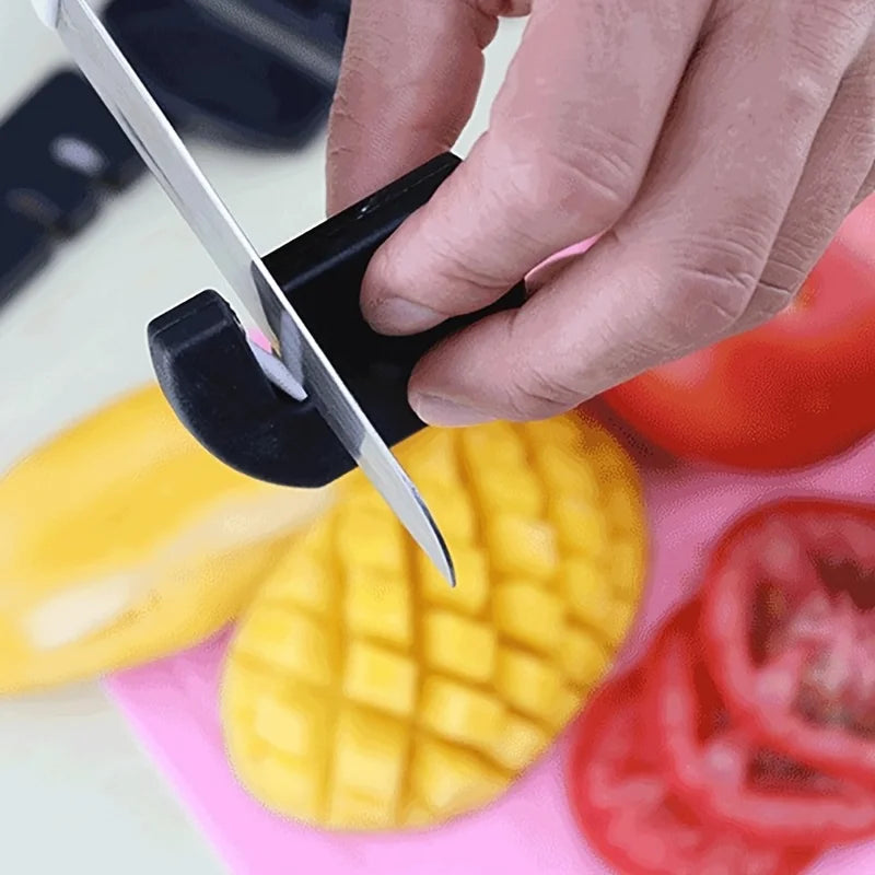 Pocket Ceramic Sharpener Keychain Knife Sharpening Tool Portable