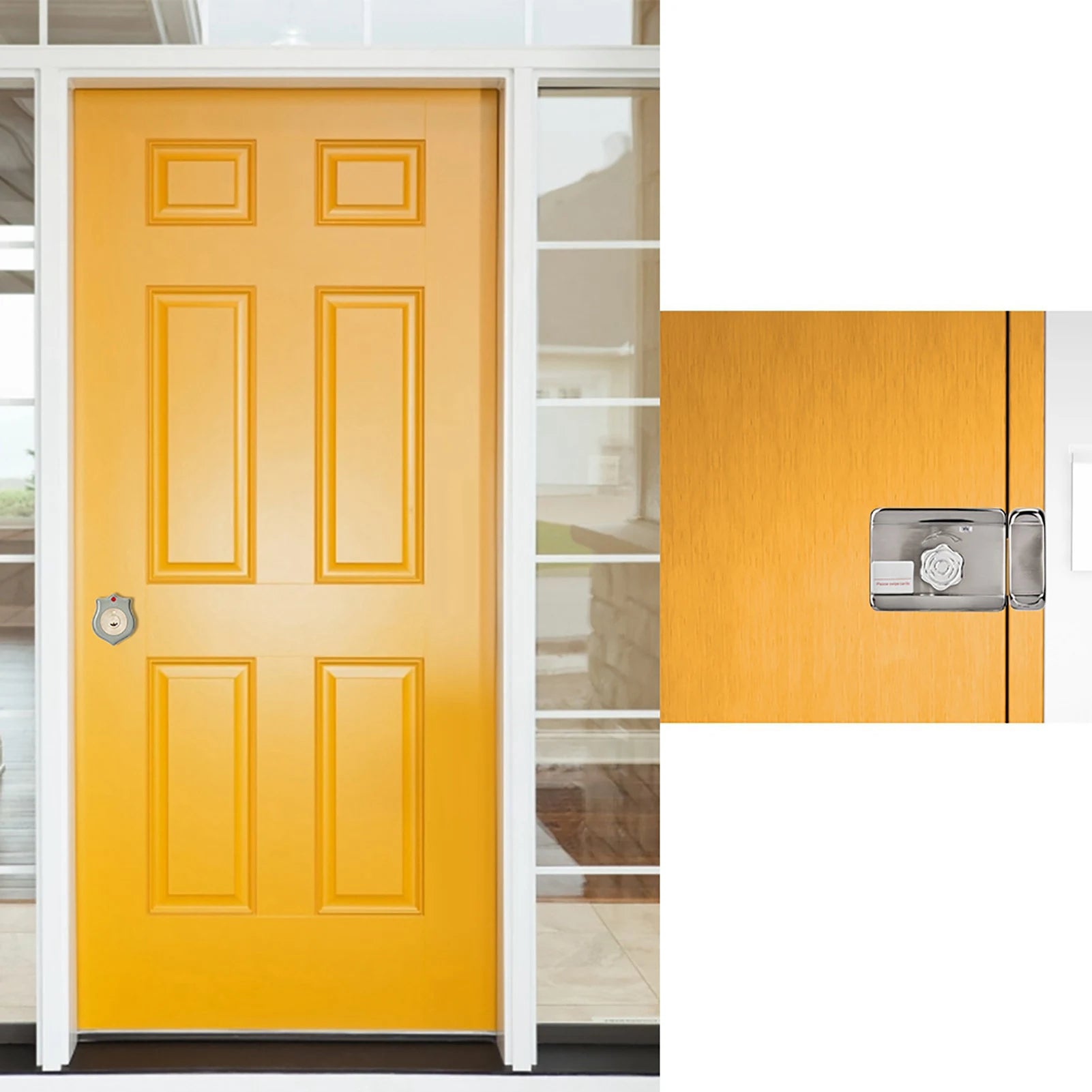 Electronic Door Access Intelligent Remote Control System Smart Door Lock ID Single Head 12V Lock Zinc Alloy Zpaxo