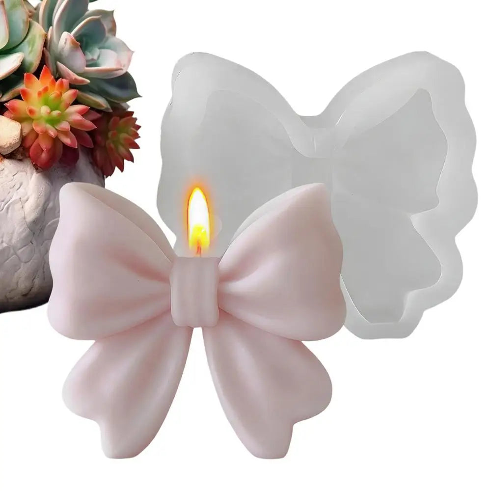Silicone Molds Candles Easy Release Bow DIY Candle Making Wax Epoxy Zpaxo B China Mainland