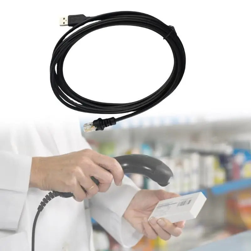 652F Omnidirectional Barcode Scanner USB Cable 200CM For MS5145 MS9540MS7120 Fast Zpaxo