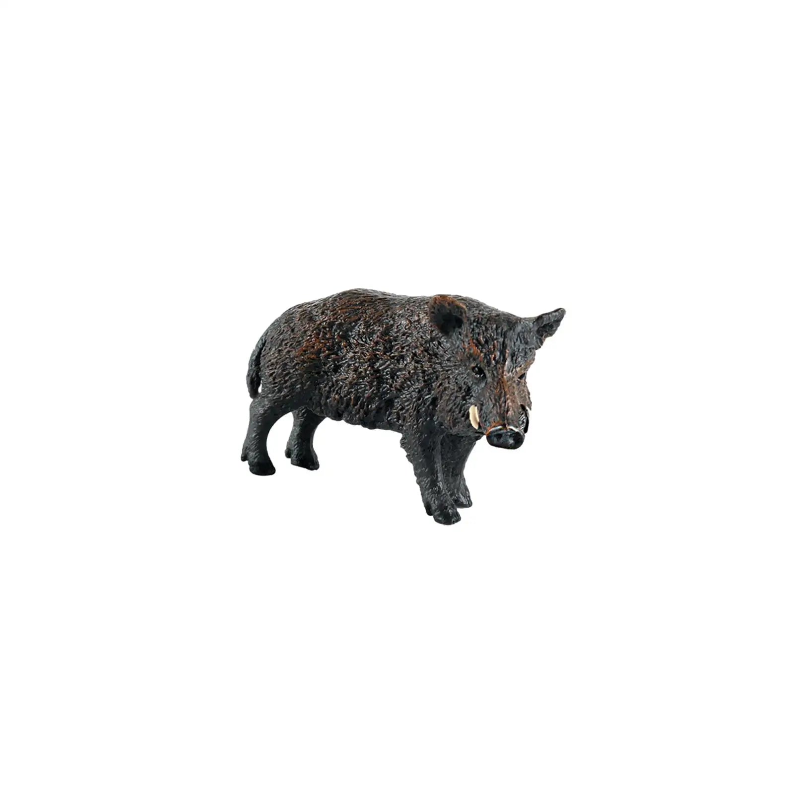 Wild Boar Ornament Lifelike Miniature Figurines DIY Crafts Garden Figurines for Tabletop Landscape Garden Bedroom Decoration Zpaxo Wild boar