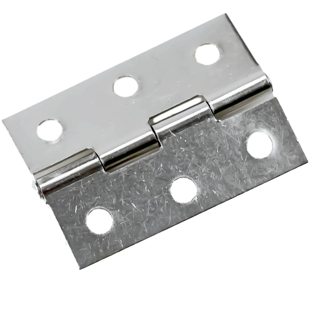 10pcs Stainless Steel Door Hinges Cabinet Doors Windows Wooden Box Flat Hinge Home Furniture Hardware Accessories Zpaxo