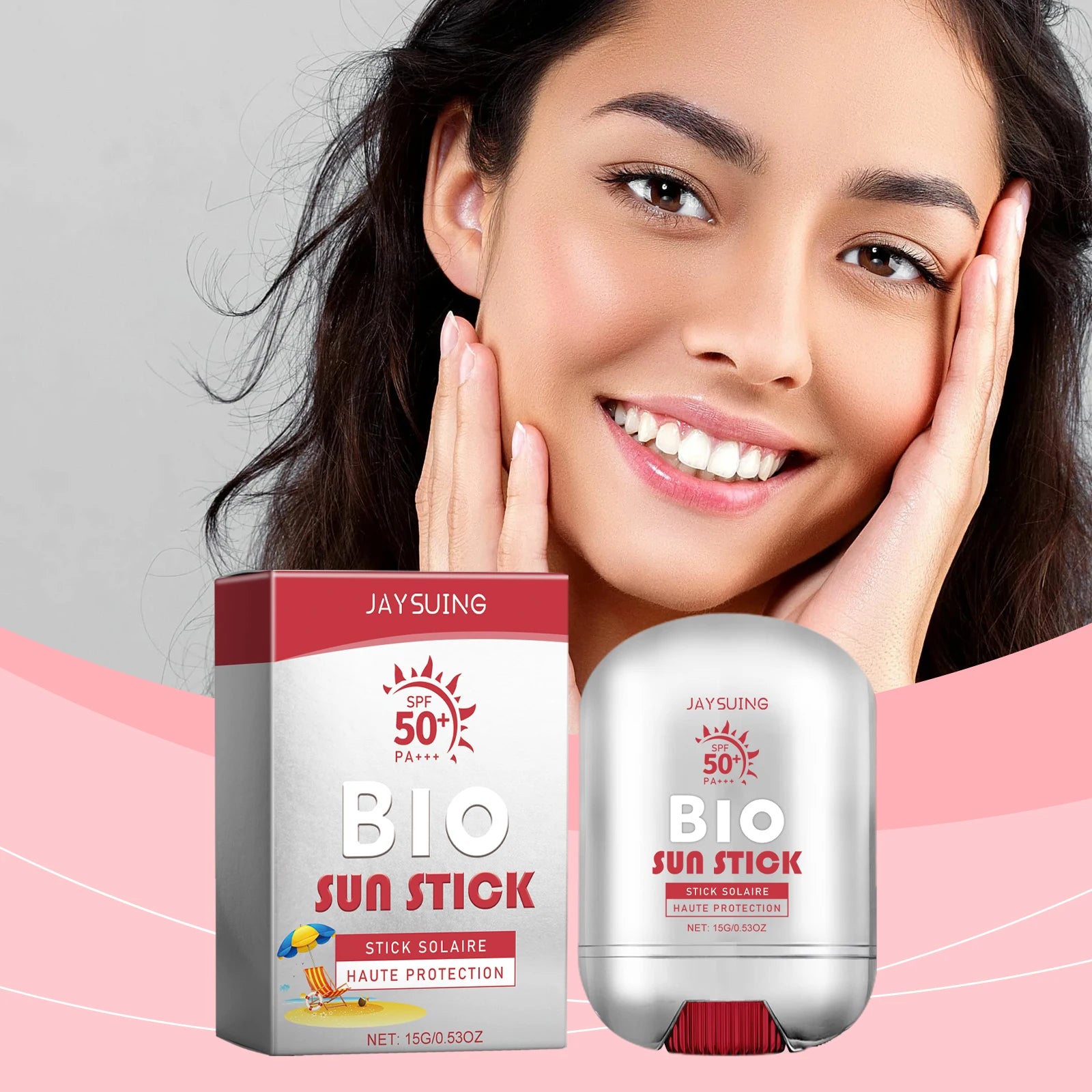 Jaysuing SPF 50+ UV Sunscreen Stick – Brighten & Protect Sunscreen Stick Zpaxo