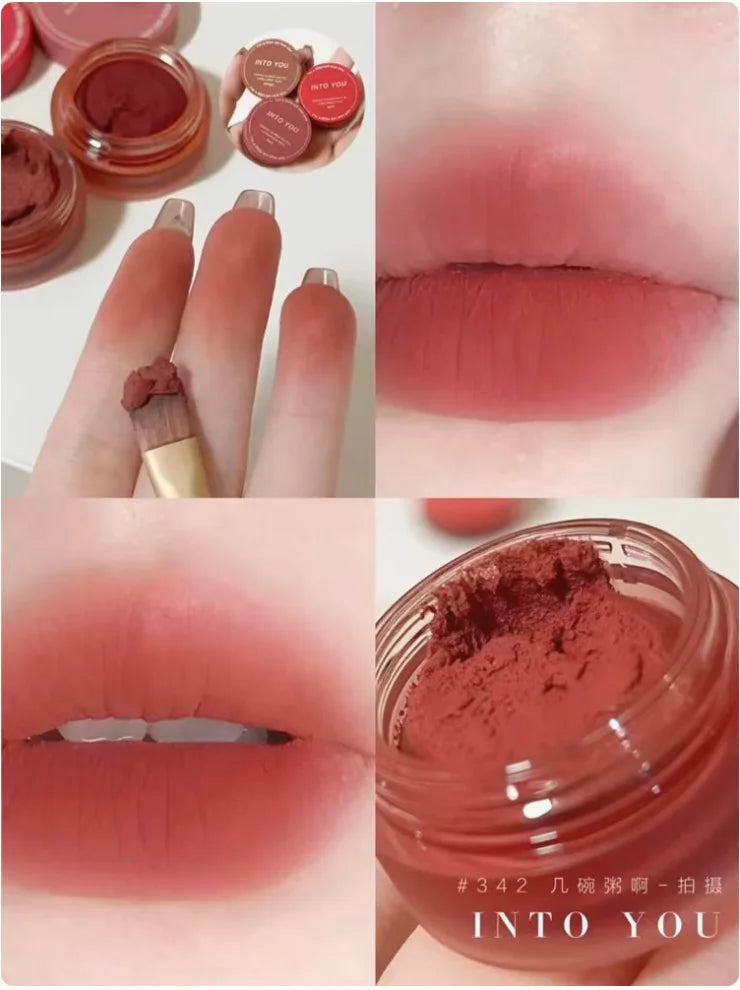 Into You Shero Matte Lip Check Mud Canned Velvet Long Lasting Glaze Zpaxo 342