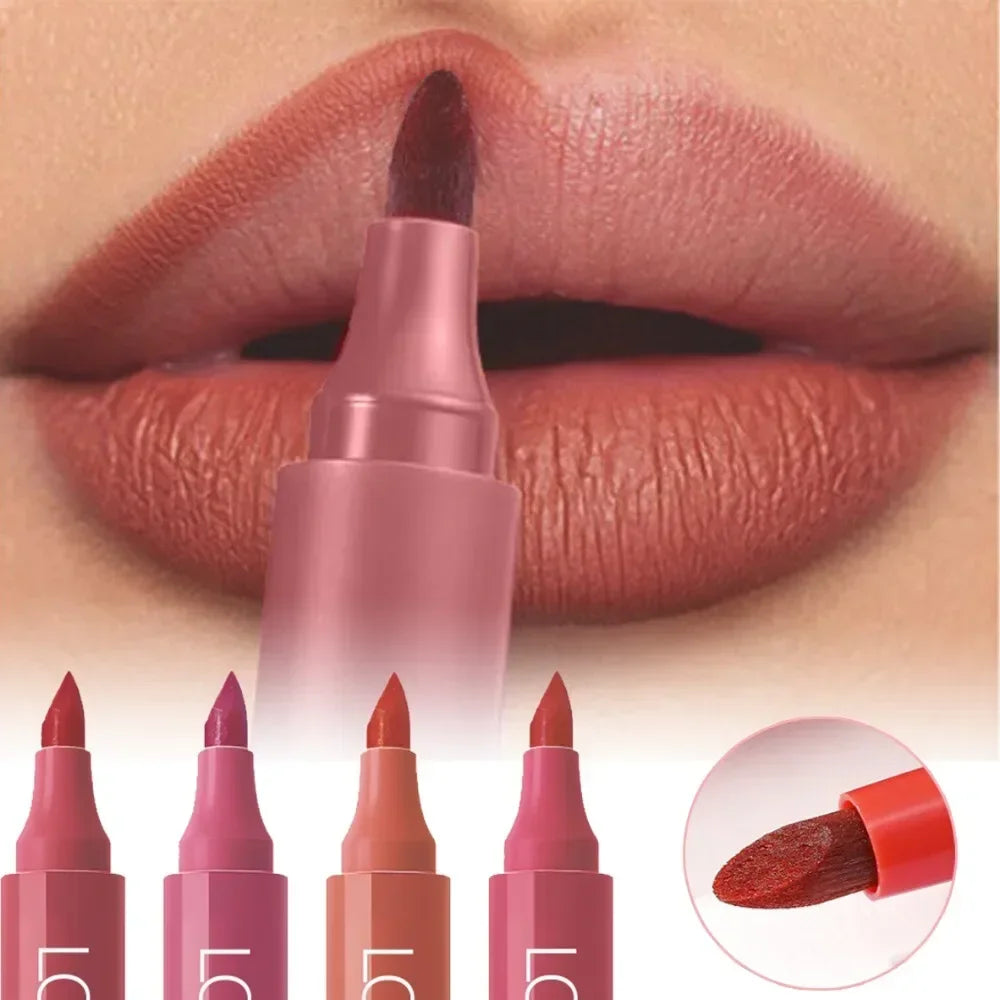 Plump Liquid Lipliner Pen Lasting Lipstick Marker Stick Waterproof Zpaxo