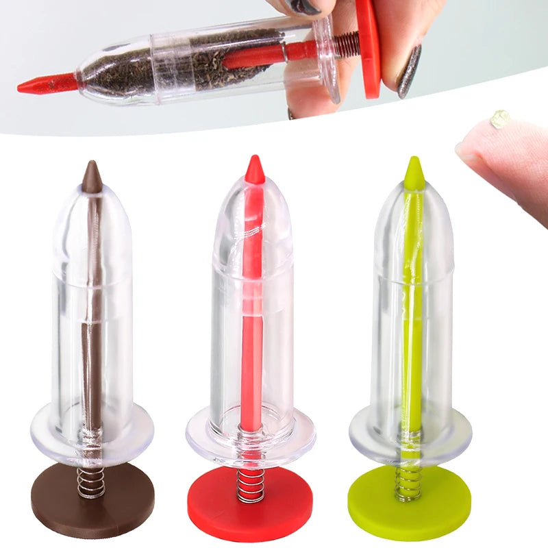 1pcs Handheld Seed Dispenser Mini Manual Seeder Tool For Garden Planting Flower Pot & Garden Bed Essential Gardening Supplies Zpaxo