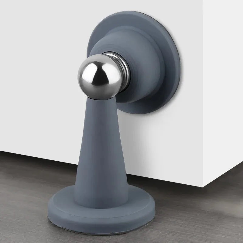 No-Drill Silicone Door Stopper – Wall Protection Anti-Collision Door Stopper Zpaxo