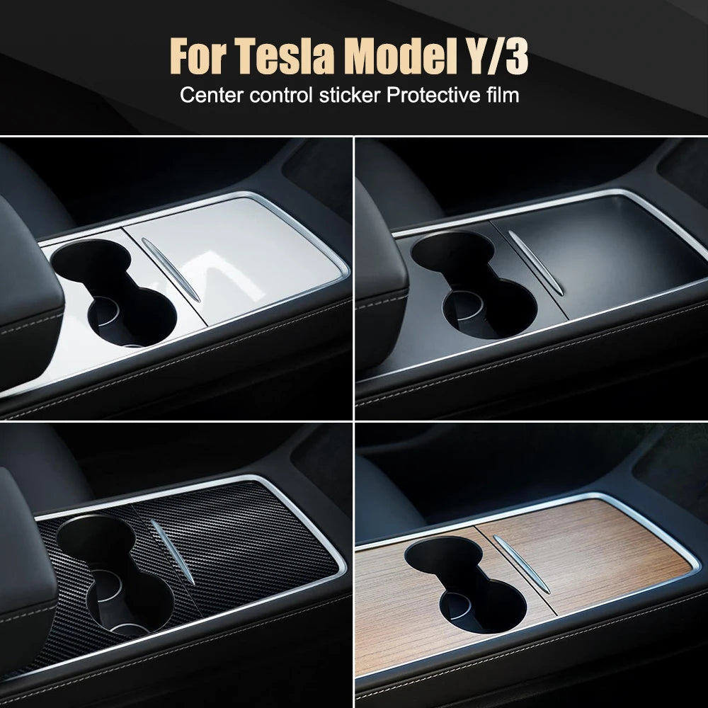 Interior Decoration PVC Film Tesla Model 3 Y 21-22 Multi Car Central