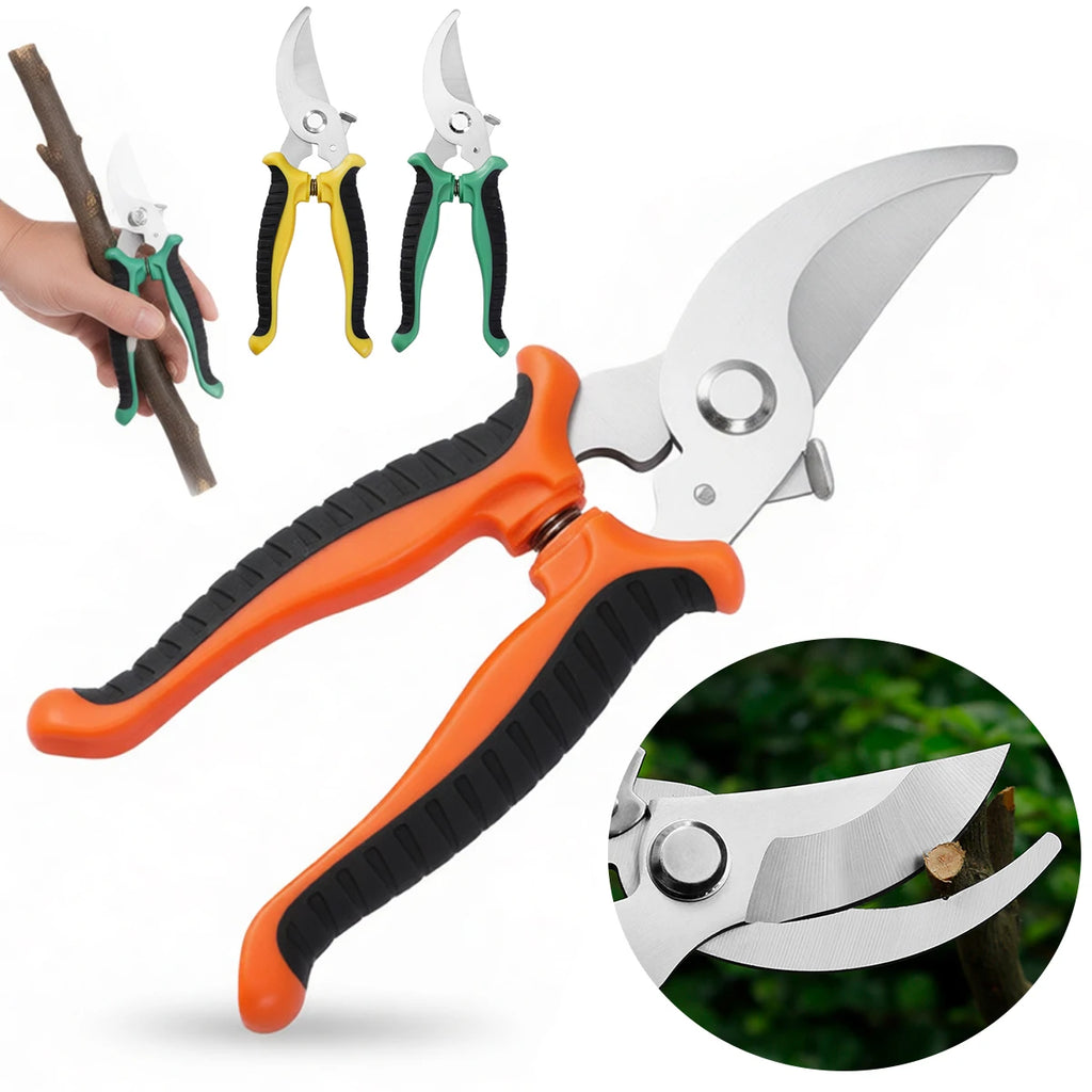 Heavy Duty Stainless Steel Pruning Shears | Garden Trimmer