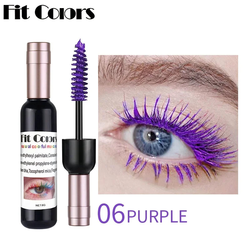 Colorful Eyelash Mascara Eyelashes Extension Curling Lengthen White