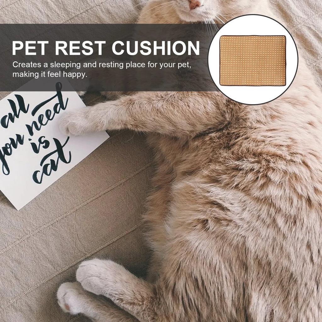Portable Cooling Rest Mat Dogs Cats Pad Breathable Mesh Surface Pet