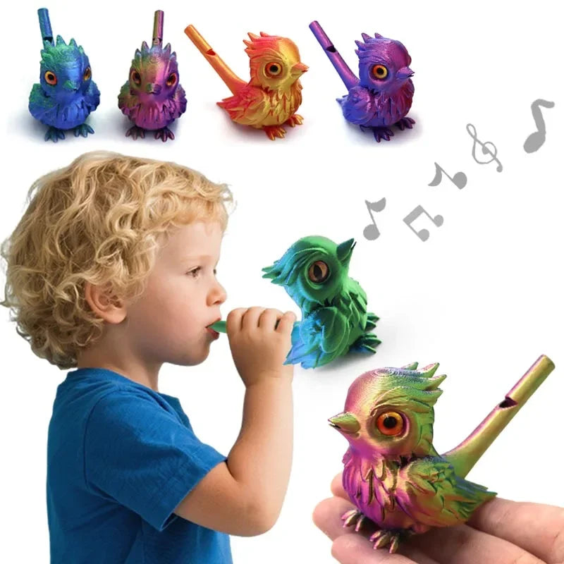 3D Print Water Bird Whistle for Infant Children Toys Bird's Call Add Water To Whistle Home Decoration Tradition Ceramic Ornament Zpaxo