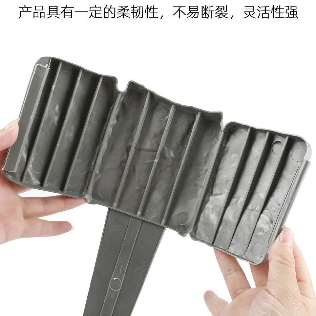 25cm Stone Effect Garden Border Fence – 20pc Plastic Lawn Edging Garden Landscape Edging Zpaxo