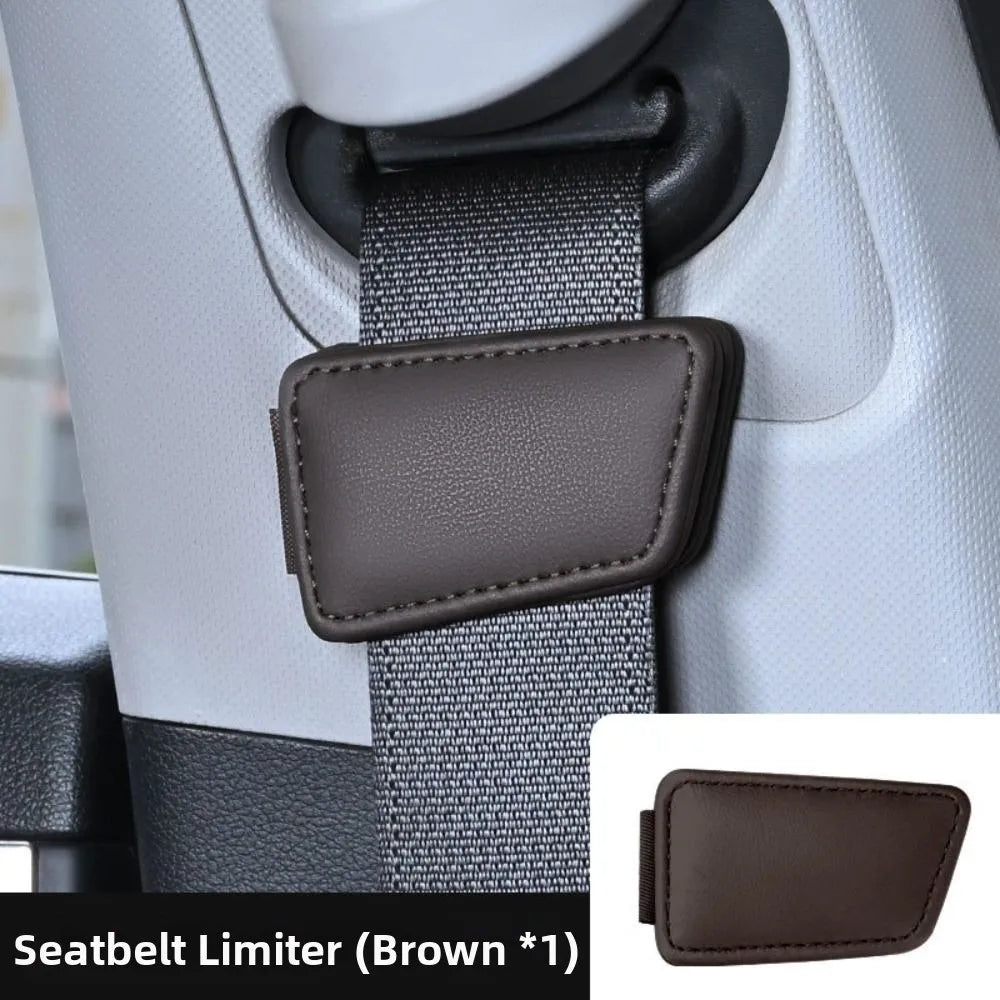 Magnetic Car Seat Belt Clip PU Avoid Noise Auto Seatbelt Buckle Zpaxo