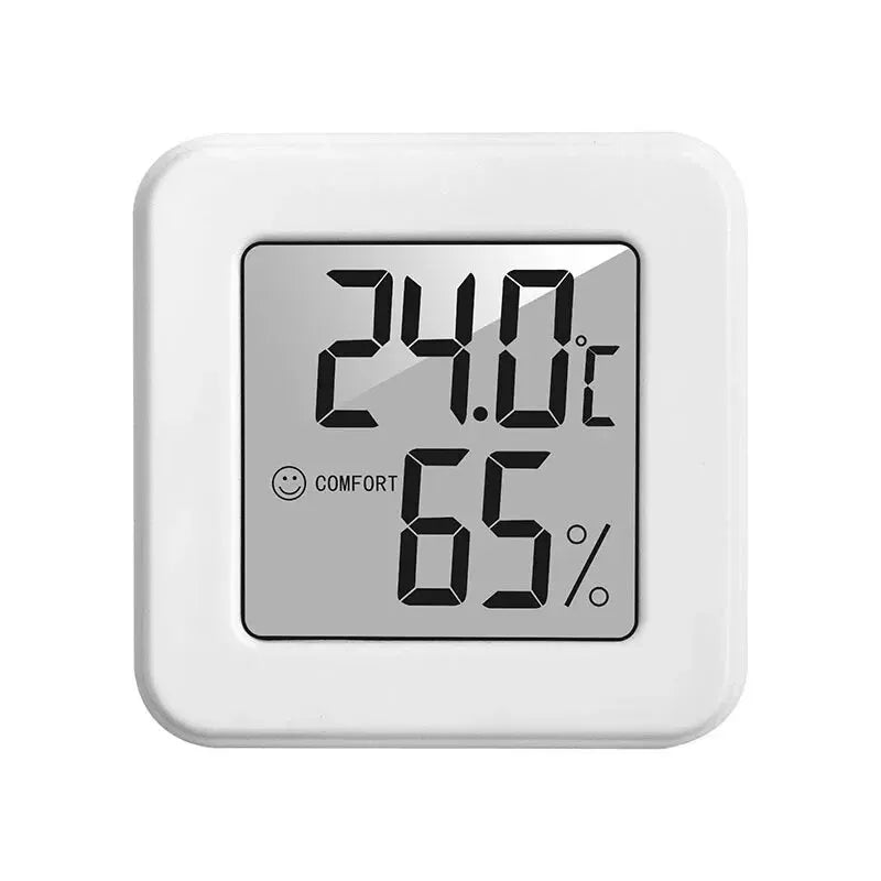 Indoor Mini Temperature and Humidity Meter, Bedroom Temperature Meter, Portable Electronic Digital Display, Humidity and Tempera Zpaxo WHITE 1pc