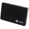 USB 2 0 HDD External Hard Drive Case Plastic SATA Enclosure SSD Speed Zpaxo Black