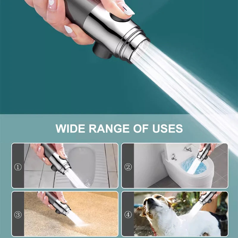 4 Modes Showerhead Pressure Shower Head Water Filtration Massage