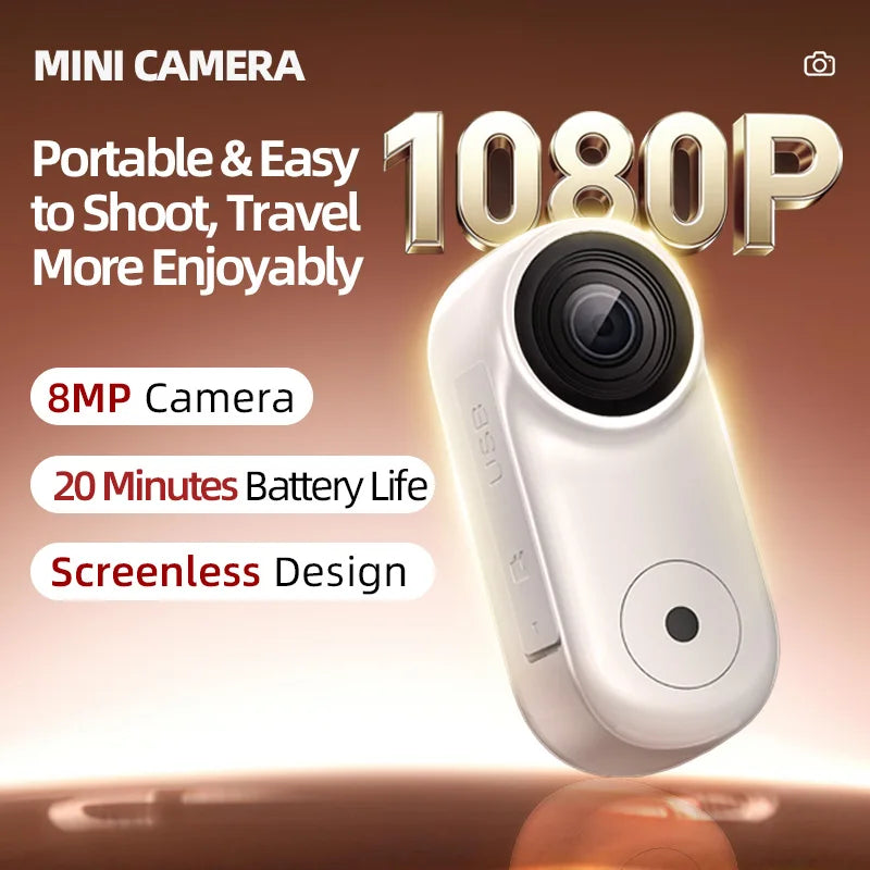 Magnetic Pocket Mini Camera Waterproof 1080P HD Action Cam Motorcycle