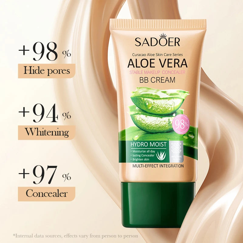 Aloe Vera BB Cream-hydrating Concealing Collagen Full Coverage Zpaxo