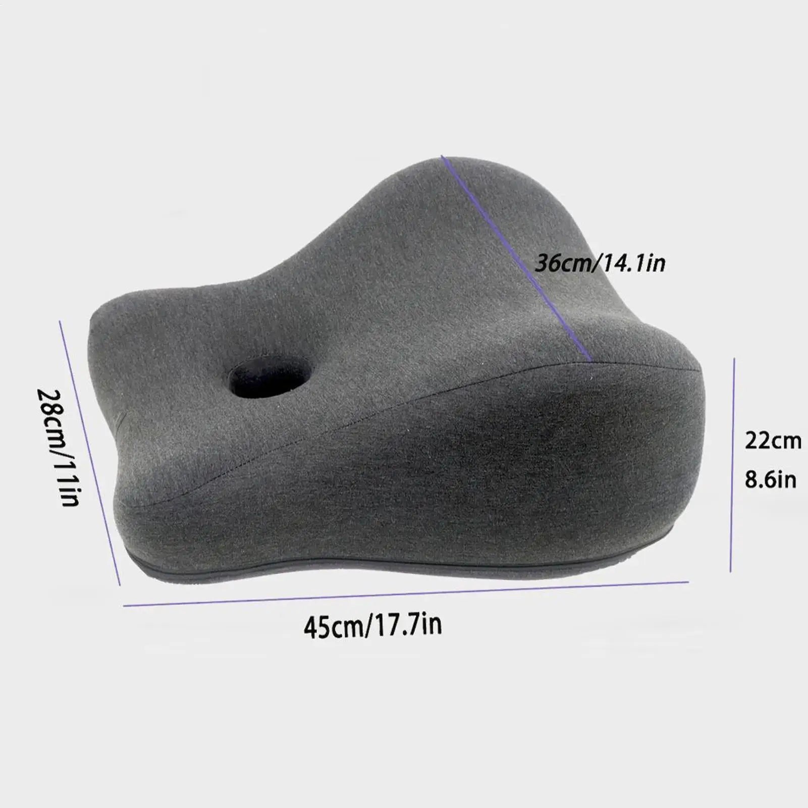 Wedge Pillow Comfortable Positioning Non-slip Cushion Snoring Reading