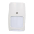 Wired Dual-tech Infrared Motion Microwave Detector Wall Mounted PIR Motion Sensor Pet Immunity for Burglar Security Alarm System Zpaxo WHITE