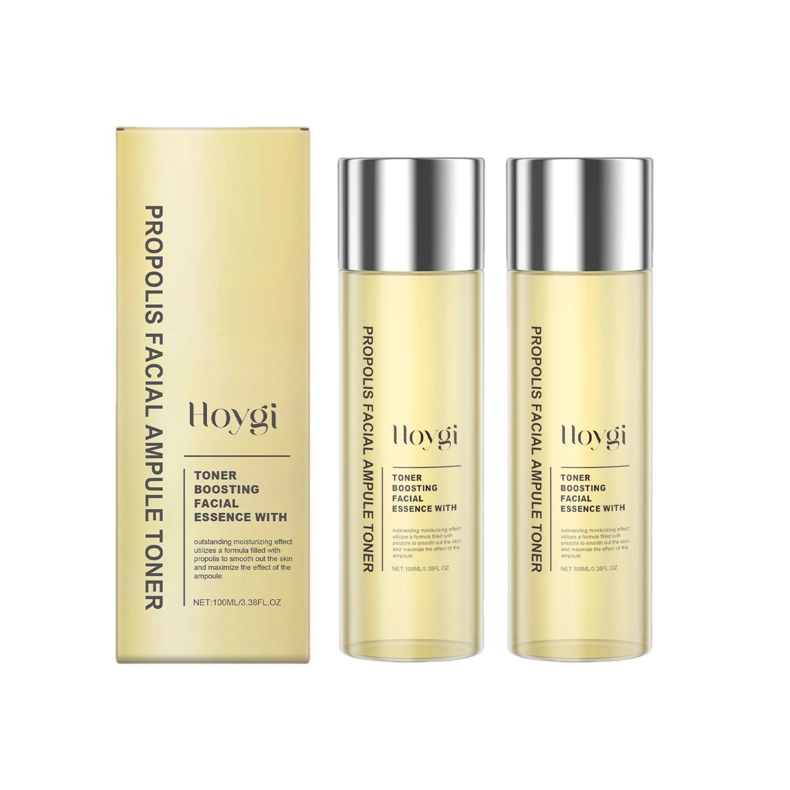 Hoygi Honey Ceramide Toner Hydration Boost Skin Barrier Repair Soothing Fast Absorbing Non-Sticky All Skin Types Zpaxo 2PCS
