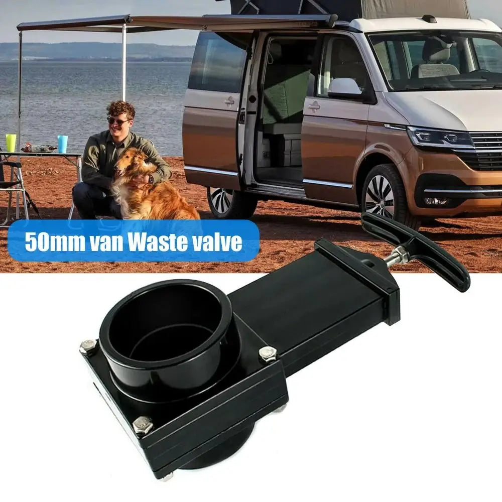 Plastic Drain Valve Stainless Steel Sewage Tank RV Collector Clean Zpaxo