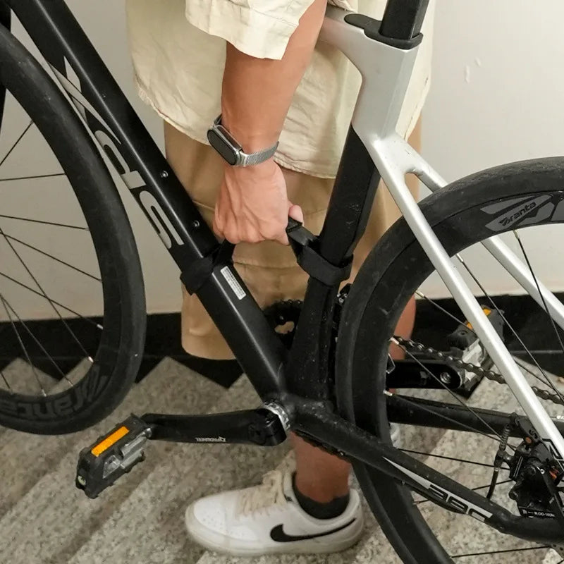 Creative Bicycle Handbag Portable and Effortless Assistance Nylon Strap Mountain Bike Universal Handheld Equipment Accessories Zpaxo