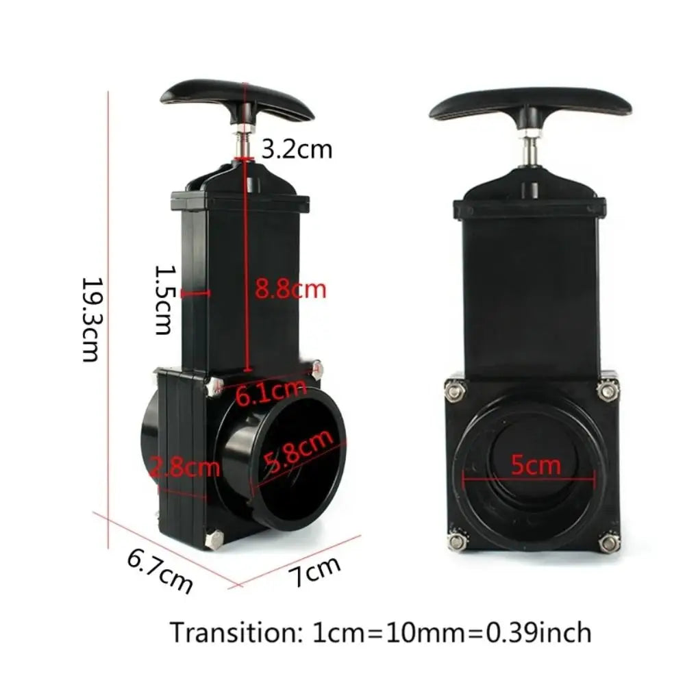 Plastic Drain Valve Stainless Steel Sewage Tank RV Collector Clean Zpaxo