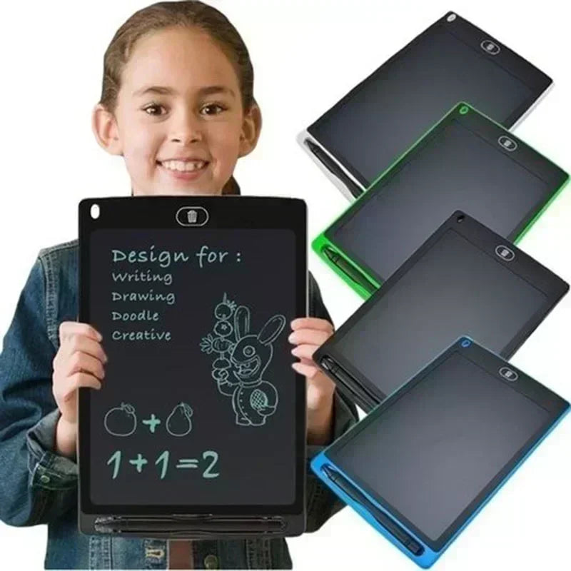 8.5/10/12/16 in LCD Drawing Board Writing Tablet Digit Magic Blackboard Art Painting Tool Kids Toys Brain Game Child's Gift Zpaxo