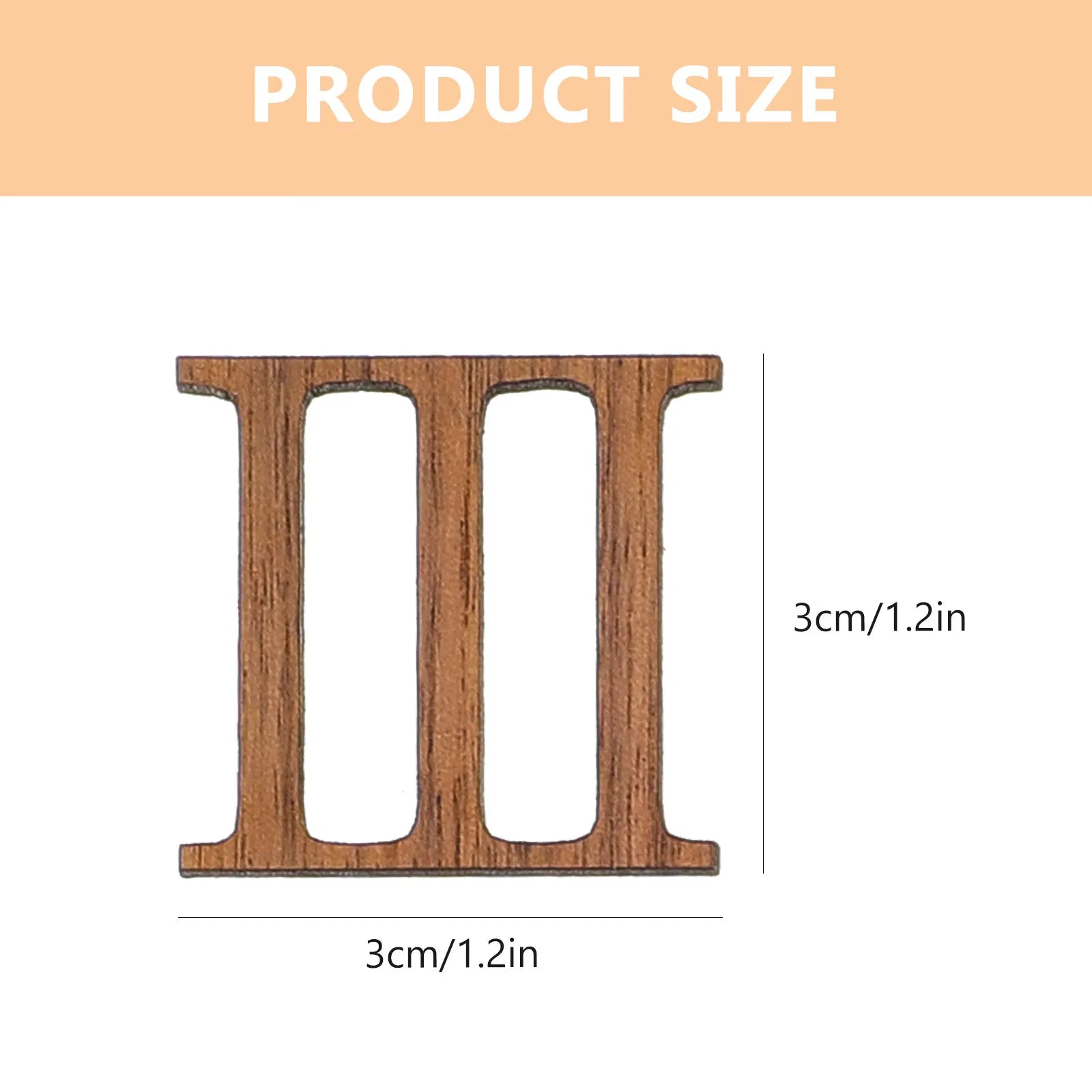 Clock Accessories Black Roman Numeral Wall Number Hardware Numbers