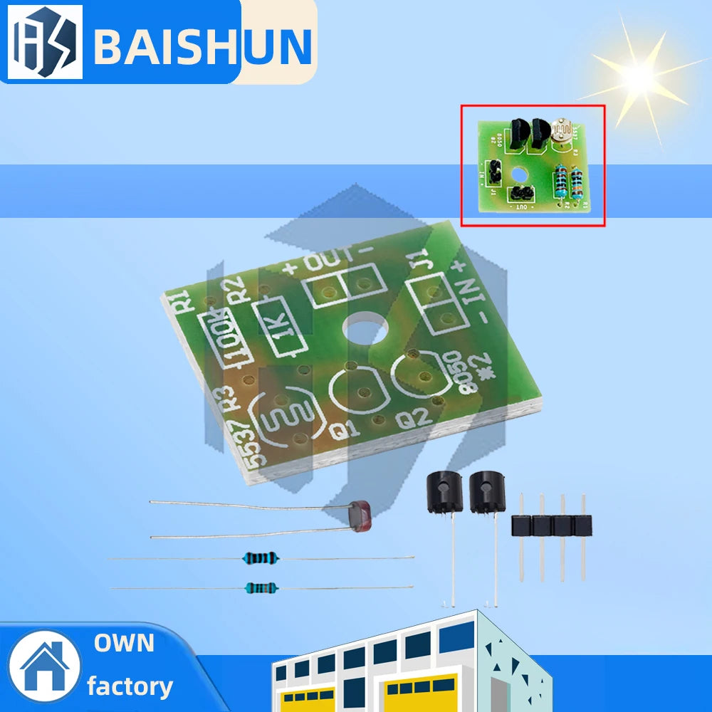 LM393 3 3V-5V Light Control Sensor Module Adjustable Sensitivity Zpaxo Default Title