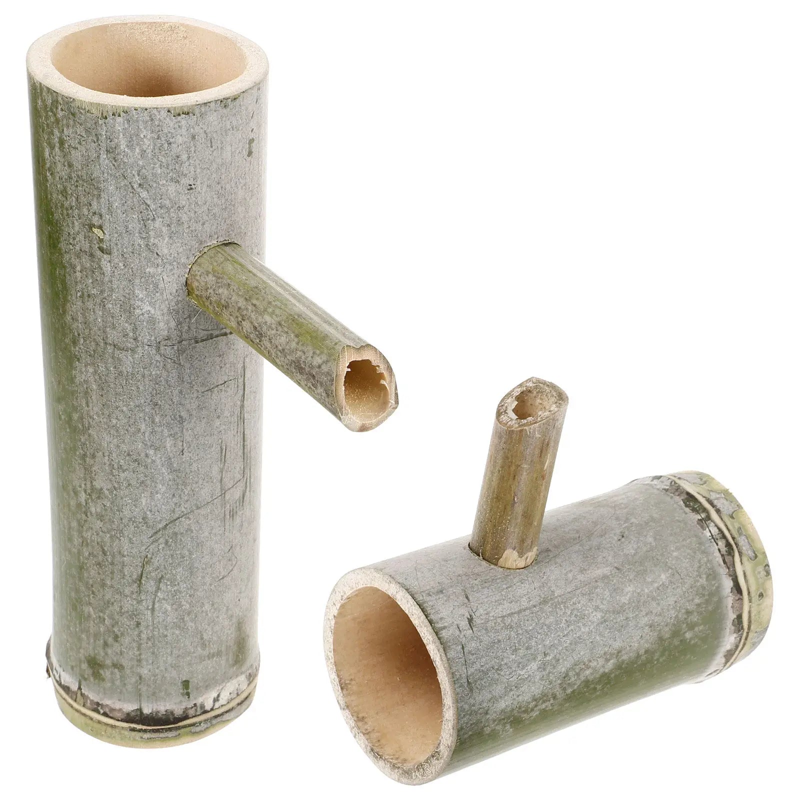 Bamboo Tube Fountain Garden Decor Multi-function DIY Outdoor Water