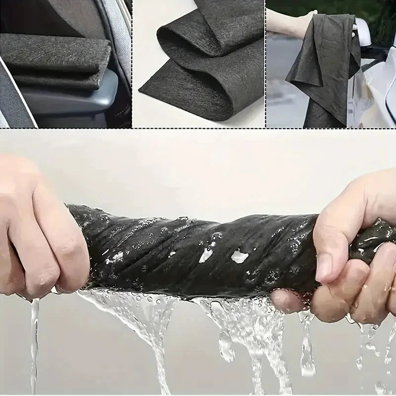 Magic Glass Cleaning Cloth-Thickened Streak-Free Towel, Reusable Dual-Sided Eraser for Kitchen Windows, No Watermark Home Tool Zpaxo