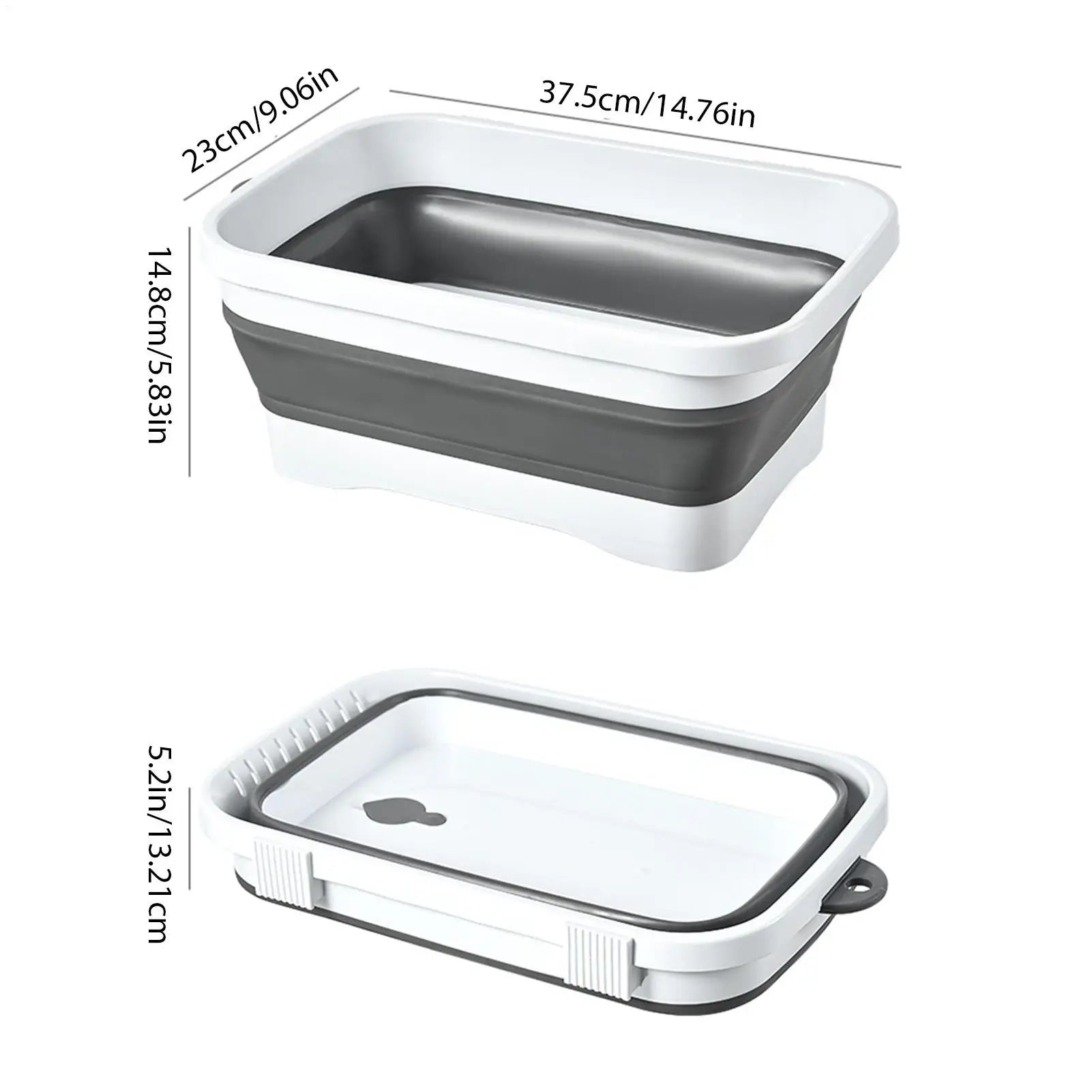 Foot Bath Pool Portable Non-slip Wash Basin Swimming Feet Tray