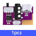 DC 3.5V-5V 5W Bluetooth 5.4 Mono Amplifier Decoder Board MP3 Player TWS 3.5mm AUX Module Receiver DIY Handmade Speaker Zpaxo 1pcs