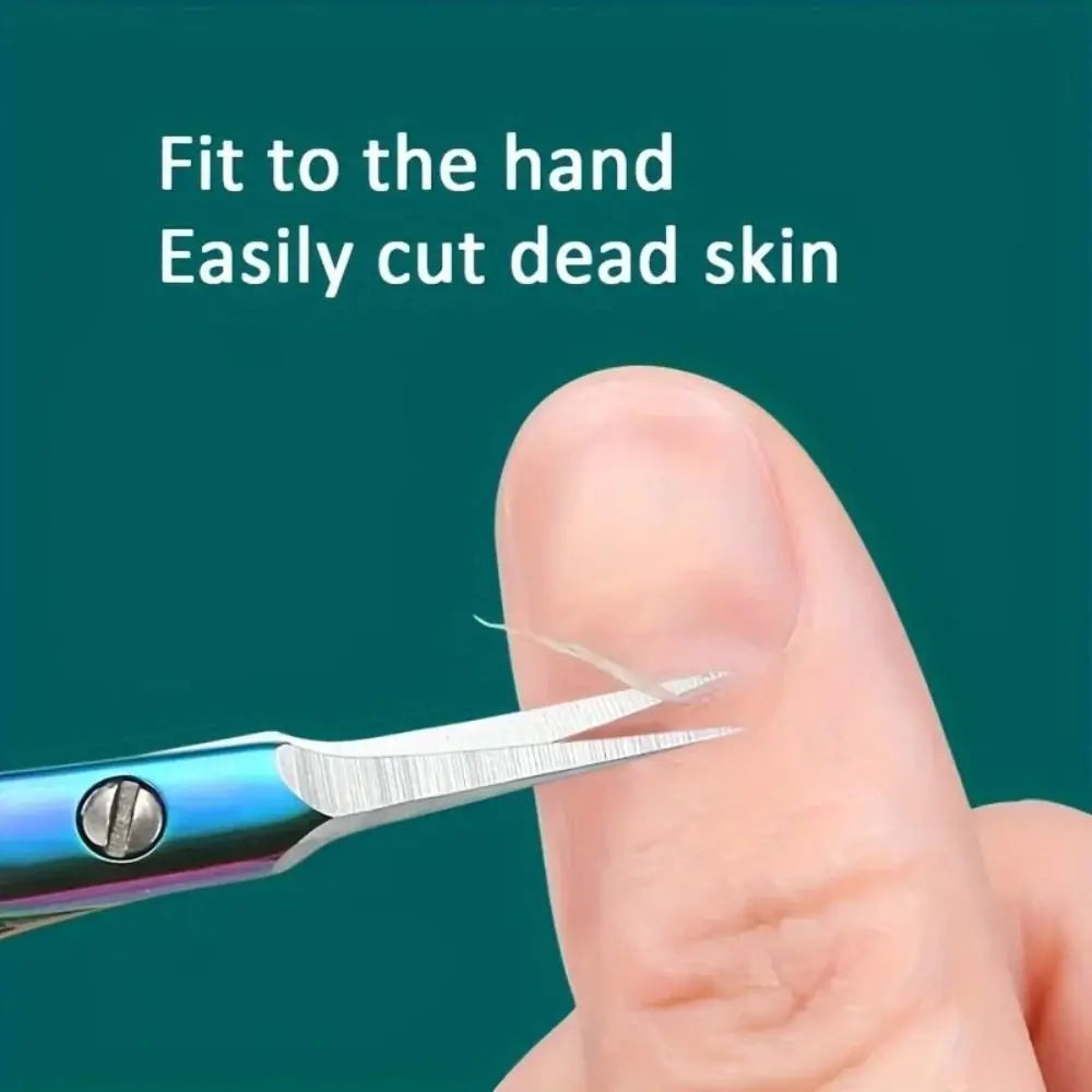 Professional Stainless Steel Cuticle Clipper Fine Curved Small Dead Zpaxo