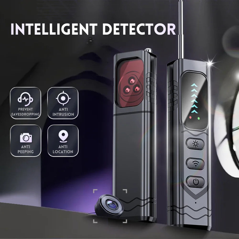 T17 Anti Camera Detector Upgraded Anti Spy Gadget GPS Tracker Finder Bug Detector Wireless RF Signal Infrared Scanner Zpaxo