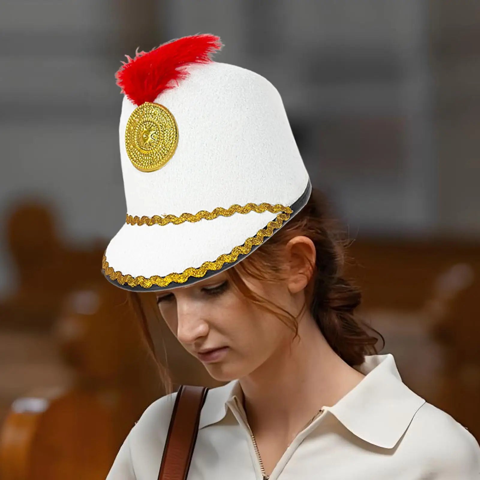 Marching Band Hat Role Play Costume Toy Soldier Caps Festival Party