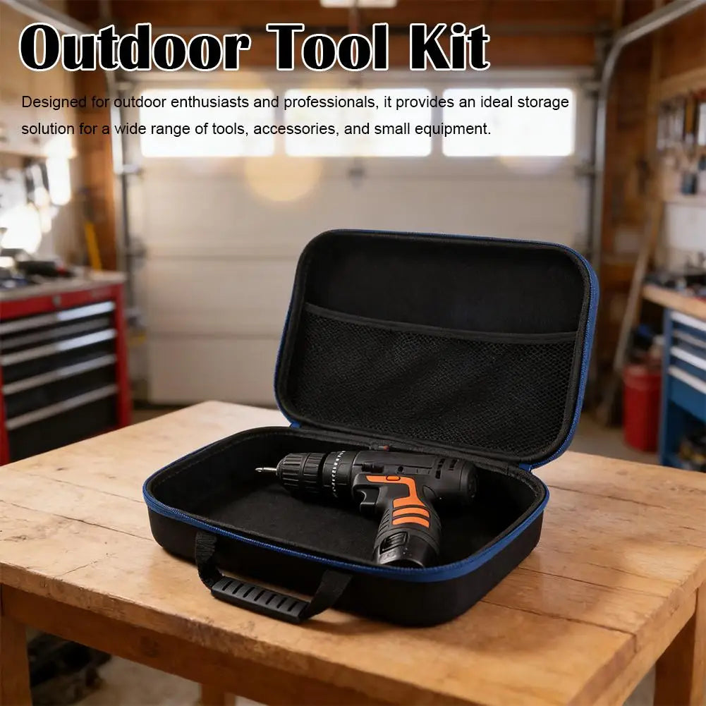 1/3pcs Portable Electric Drill Tool Storage Bag Oxford Cloth Electrician Hardware Organizer Pouch Multipurpose Drill Tool Carryi Zpaxo