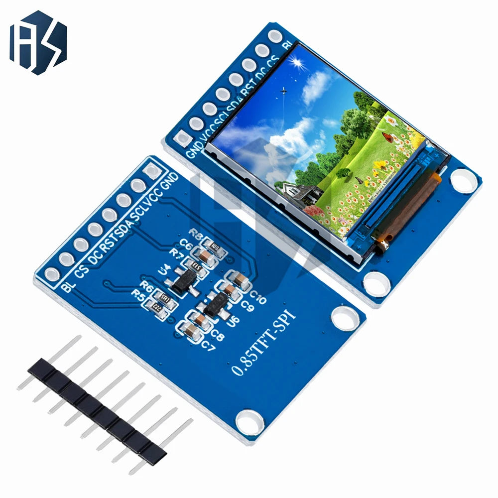 0 85 TFT Display Module HD IPS LCD LED Screen 128X128 SPI Interface Zpaxo